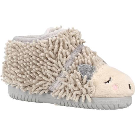 Chausson bébé textile Gris piedra 5 - vertbaudet enfant 