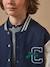 Blouson teddy brodé garçon Marine 3 - vertbaudet enfant 