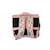 Cartable réversible 2 compartiments Crush - 38 cm Rose 4 - vertbaudet enfant 