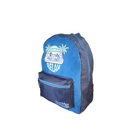 Sac à dos scolaire Disney Stitch Relax Bleu 2 - vertbaudet enfant 