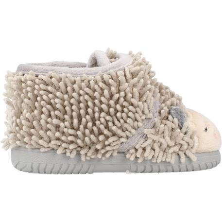 Chausson bébé textile Gris piedra 1 - vertbaudet enfant 