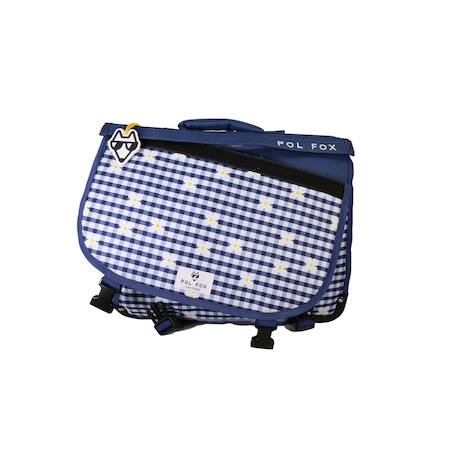 Cartable réversible 2 compartiments Daisy- 38 cm Bleu 6 - vertbaudet enfant 
