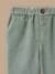 Pantalon en velours côtelé bébé Orage+Vanille+Vert pastel 6 - vertbaudet enfant 