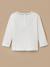 T-shirt uni fantaisie bébé Ecru 2 - vertbaudet enfant 