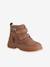 Boots garçon à scratchs marron 1 - vertbaudet enfant 