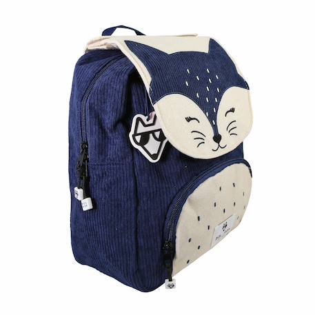 Sac à dos de maternelle réversible Foxy Bleu 4 - vertbaudet enfant 