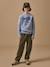 Sweat garçon imprimé en molleton Gris chine 3 - vertbaudet enfant 
