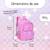 Sac à dos Scolaire - 2 compartiments - Marshmallow Rose Blush 3 - vertbaudet enfant 