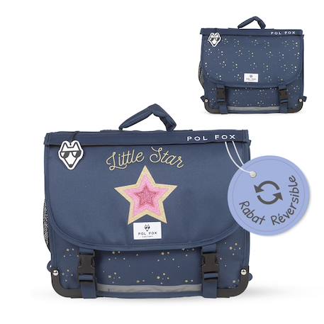 Fille-Accessoires-Fourniture scolaire-Cartable-Cartable réversible 41 cm - 2 compartiments Star