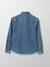 Chemise en denim garçon Bleu fonce uni 2 - vertbaudet enfant 