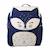 Sac à dos de maternelle réversible Foxy Bleu 1 - vertbaudet enfant 