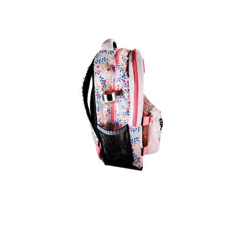 Sac à dos scolaire réversible 2 compartiments  Happy Blush Rose 3 - vertbaudet enfant 