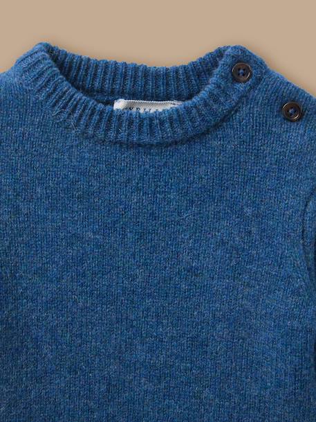 Pull en laine mérinos bébé Bleu 2 - vertbaudet enfant 