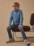 Pull garçon en laine merinos Bleu+Bleu clair+Gris chine+Vert 9 - vertbaudet enfant 