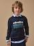 Sweat brodé garçon Marine 1 - vertbaudet enfant 