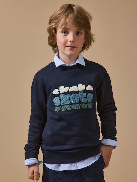 Garçon-Pull, gilet, sweat-Sweat brodé garçon