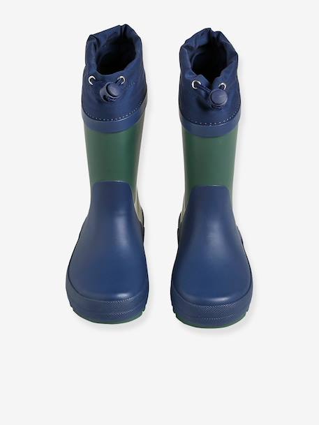 Bottes de pluie enfant garçon marine 4 - vertbaudet enfant 