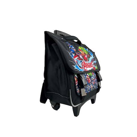 Cartable à roulettes 2 compartiments Marvel Avengers - 38 cm Noir 2 - vertbaudet enfant 