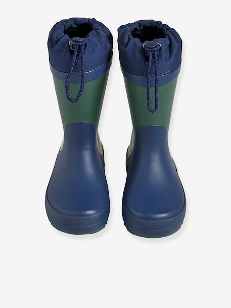 Bottes de pluie enfant garçon marine 5 - vertbaudet enfant 