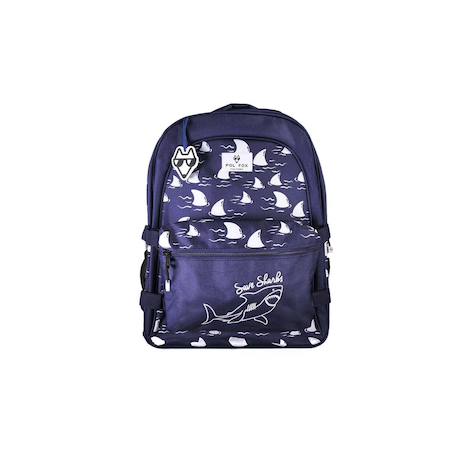 Garçon-Accessoires-Fourniture scolaire-Cartable-Sac à dos scolaire réversible 2 compartiments Shark