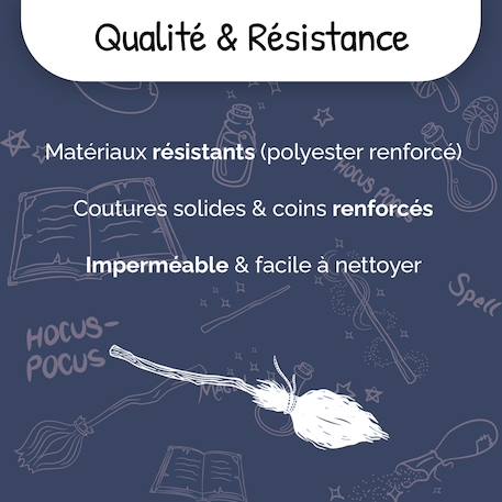 Cartable scolaire 38 cm - 2 compartiments Harry Potter- Hedwig Mystic Winter Bleu 6 - vertbaudet enfant 