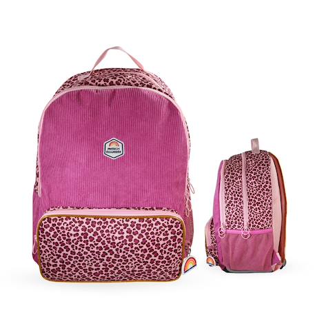 Fille-Accessoires-Fourniture scolaire-Cartable-Sac à dos scolaire - 2 compartiments French Disorder - Velours côtelé