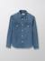 Chemise en denim garçon Bleu fonce uni 1 - vertbaudet enfant 