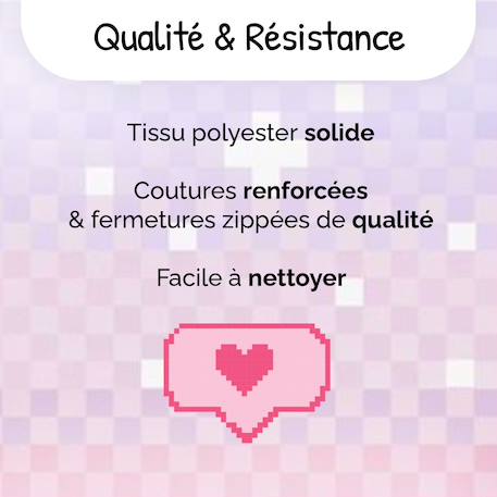 Sac à dos Scolaire - 2 compartiments - Marshmallow Rose Blush 6 - vertbaudet enfant 