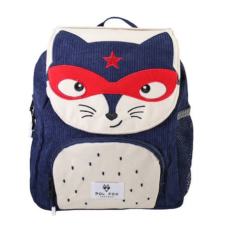 Sac à dos de maternelle réversible Foxy Bleu 3 - vertbaudet enfant 
