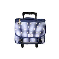 -Cartable à roulettes réversible 2 compartiments Daisy - 38 cm