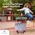 Cartable à roulettes réversible 2 compartiments Happy Jean - 38 cm Bleu 5 - vertbaudet enfant 