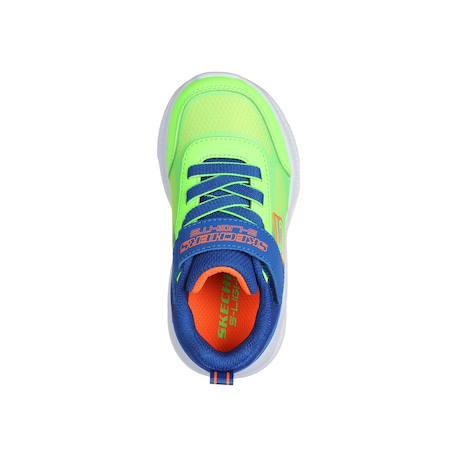 Chaussures à lacets extensibles meteor lights krendo – confort sportif enfant Bleu+Bleu lime+Noir   bleu 11 - vertbaudet enfant 