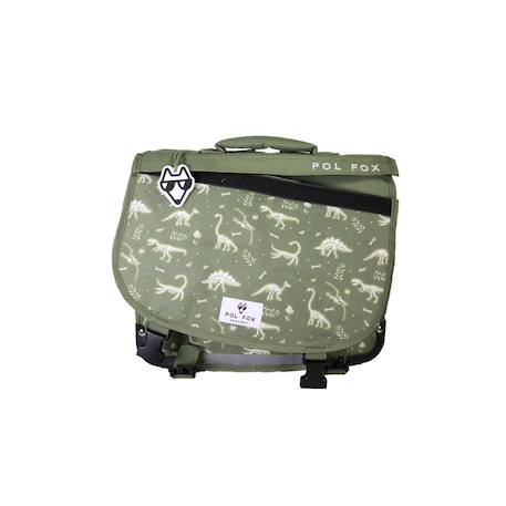 Cartable réversible 1 compartiment Jurassic - 35 cm Vert 5 - vertbaudet enfant 