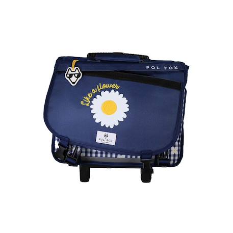 Cartable à roulettes réversible 2 compartiments Daisy - 38 cm Bleu 5 - vertbaudet enfant 