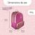 Sac à dos scolaire - 2 compartiments French Disorder - Velours côtelé Léopard Rose 3 - vertbaudet enfant 