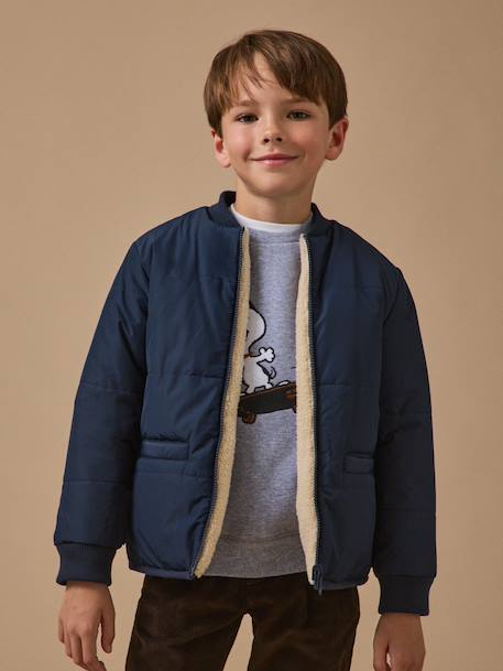 Parka 3 en 1 garçon Marine+Moka 11 - vertbaudet enfant 