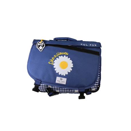 Cartable réversible 2 compartiments Daisy- 38 cm Bleu 5 - vertbaudet enfant 