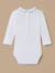 Body col droit brodé bébé Blanc casse 2 - vertbaudet enfant 