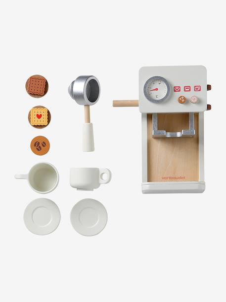 Machine à café rétro Flower en bois FSC® rose 7 - vertbaudet enfant 