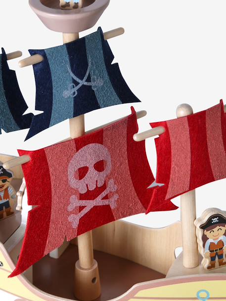 Bateau pirate en bois FSC® rouge 6 - vertbaudet enfant 