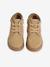 Baskets enfant garçon cuir montantes zippées et élastiquées beige+marine 4 - vertbaudet enfant 
