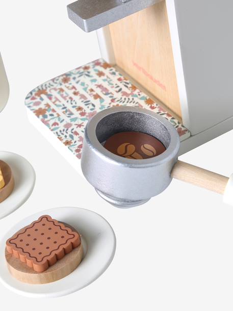 Machine à café rétro Flower en bois FSC® rose 5 - vertbaudet enfant 