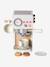 Machine à café rétro Flower en bois FSC® rose 3 - vertbaudet enfant 