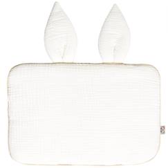 Chambre et rangement-Literie-Oreiller-Oreiller plat lapin en gaze de coton jeanne
