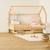 Lit cabane enfant 2 tiroirs - bosco Beige 1 - vertbaudet enfant 