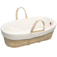 -Couffin bébé avec matelas habillage et drap housse jeanne