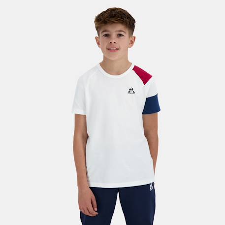 T-shirt manches raglan en jersey de coton sélection tee White 3 - vertbaudet enfant 