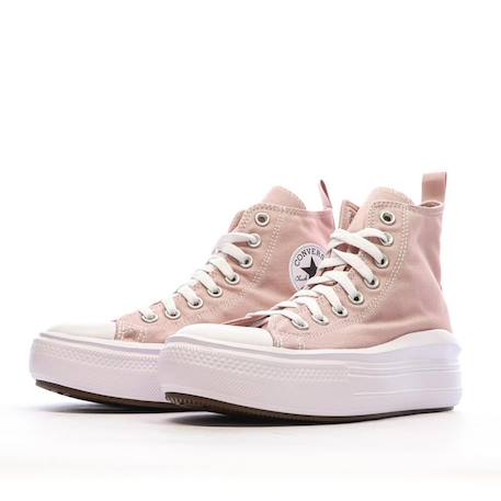 Baskets fille all star move platform Rose 6 - vertbaudet enfant 