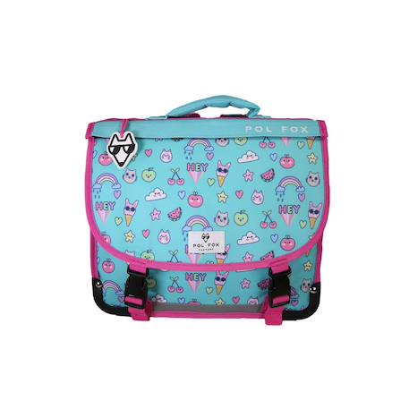 Fille-Accessoires-Fourniture scolaire-Cartable-Cartable à colorier et réversible 2 compartiments Kawai - 38 cm