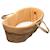 Habillage de couffin en gaze de coton pois dorés Blanc+Camel+Vert 7 - vertbaudet enfant 